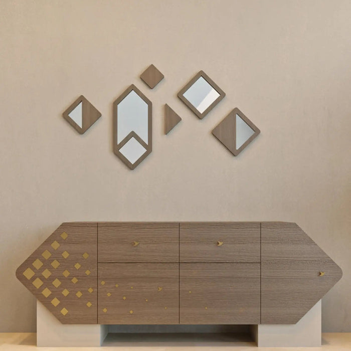 Nuqat Origami Mirror Set