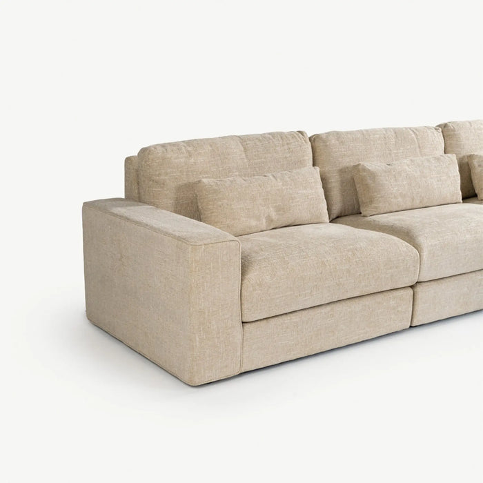 Kayan Right Corner Sofa Cream