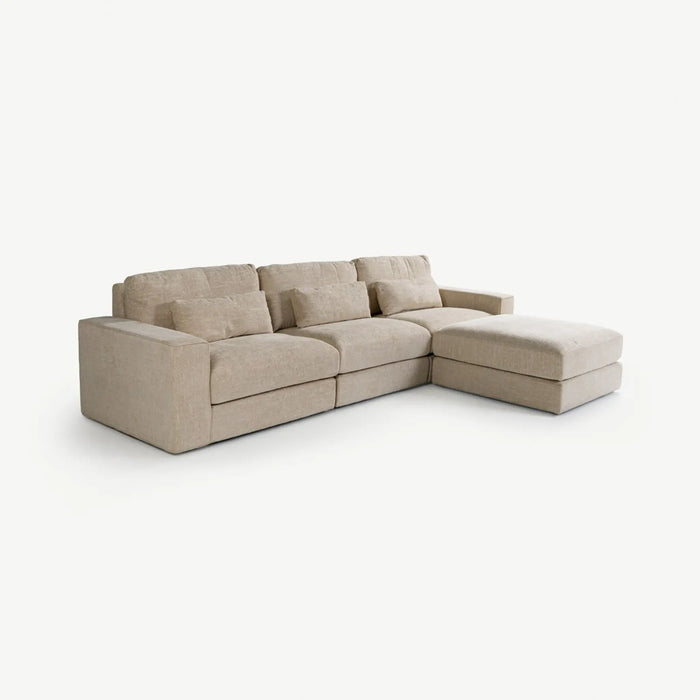 Kayan Right Corner Sofa Cream