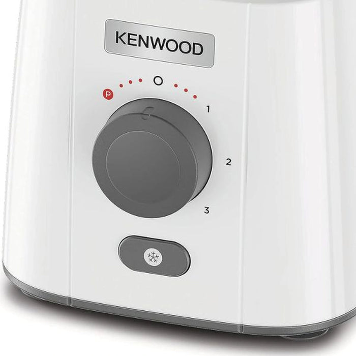 Kenwood Blender 650W Smoothie Blender | Smoothie Maker Blend-X Fresh 1.5L With Extra Blender Jar | Grinder Mill - Grater Mill - Ice Crush Function | White | BLP41.H0WH