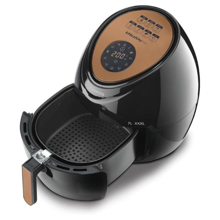 Kenwood Digital Air Fryer 7L | Rapid Hot Air Circulation For Frying | Grilling | Broiling | Roasting - Baking and Toasting | Black | HFP72.000BK