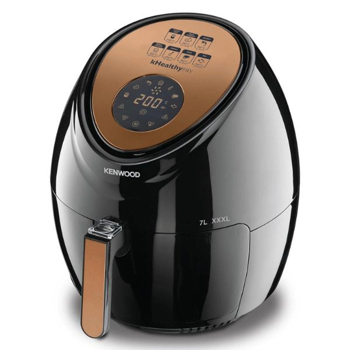 Kenwood Digital Air Fryer 7L | Rapid Hot Air Circulation For Frying | Grilling | Broiling | Roasting - Baking and Toasting | Black | HFP72.000BK