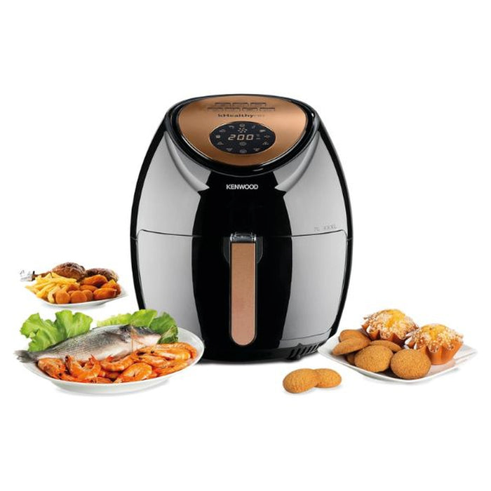 Kenwood Digital Air Fryer 7L | Rapid Hot Air Circulation For Frying | Grilling | Broiling | Roasting - Baking and Toasting | Black | HFP72.000BK