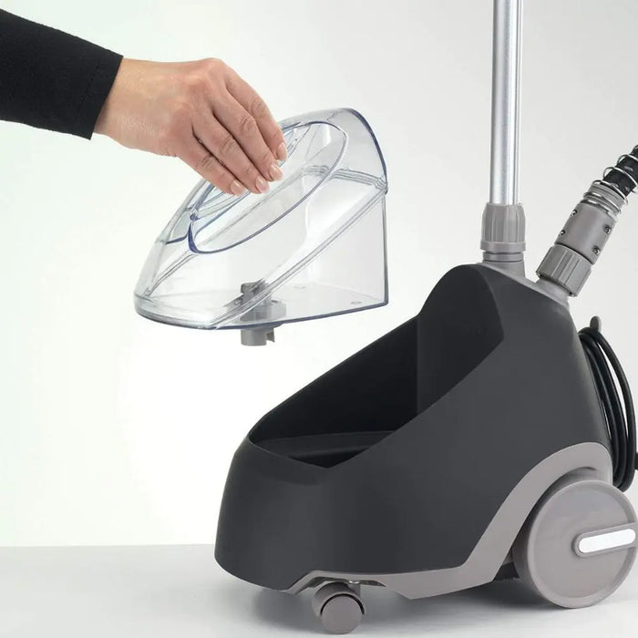 Kenwood Garment Steamer | 1500W with 2L Water Tank Capacity | Rotary Wheels | Black | GSP65.500BK