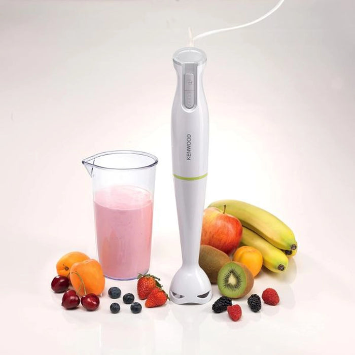 Kenwood Hand Blender 600W Stick Blender with Graduated Beaker| Turbo Function| Removable Wand for Easy Cleaning |HBP02.001WH |White