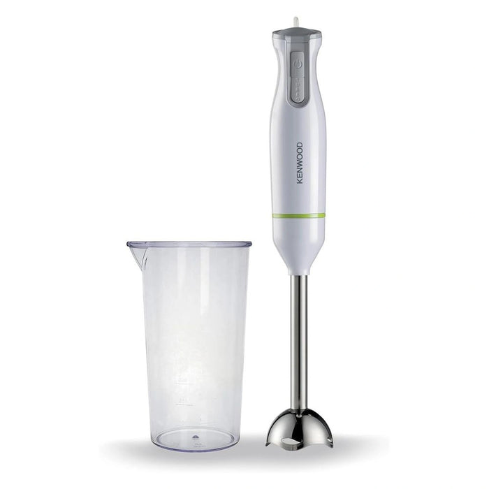 Kenwood Hand Blender | Metal Wand 600W Stick with Graduated Beaker | Turbo Function | Removable for Easy Cleaning | White | HBM02.001WH