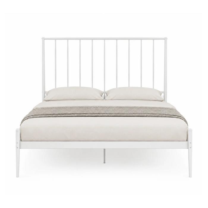 Alden Meta Glossy Queen Bed Kiana