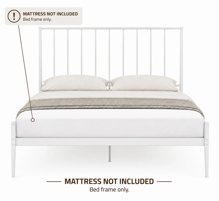 Alden Meta Glossy Queen Bed Kiana