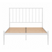Alden Metal Glossy White King Bed Kiana