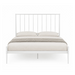 Alden Metal Glossy White King Bed Kiana