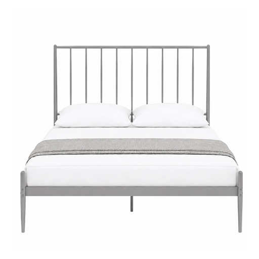 Alden Metal Grey King Bed Kiana