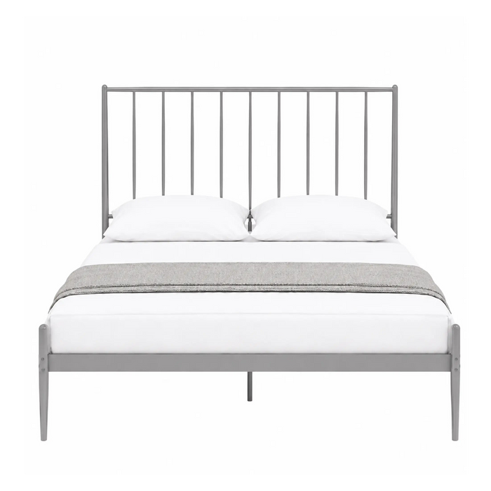 Alden Metal Grey King Bed Kiana