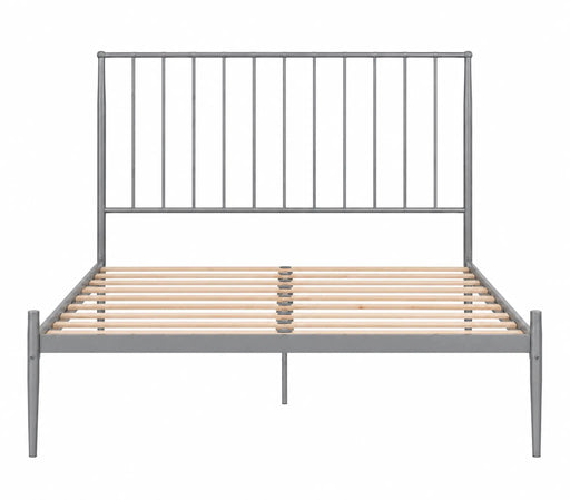 Alden Metal Grey King Bed Kiana