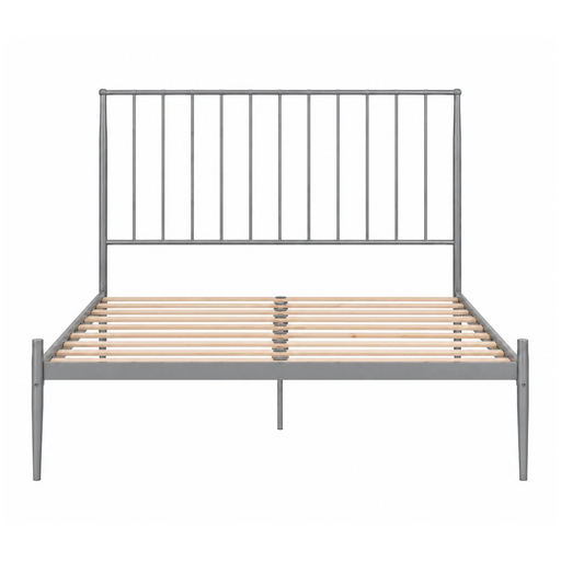 Alden Metal Grey King Bed Kiana