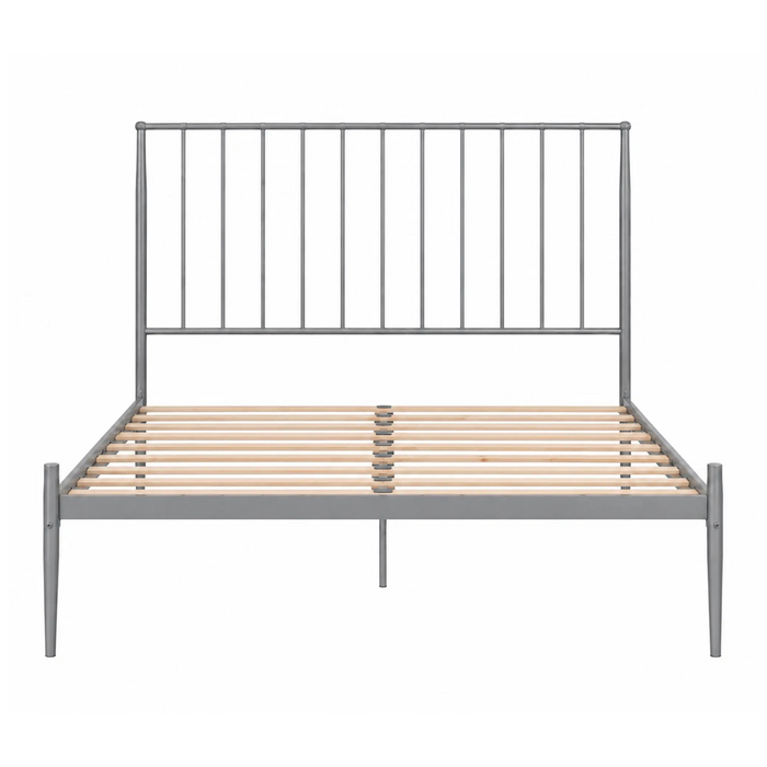 Alden Metal Grey King Bed Kiana