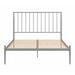 Alden Metal Grey King Bed Kiana