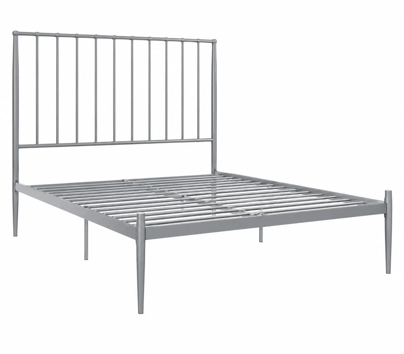 Alden Metal Grey King Bed Kiana