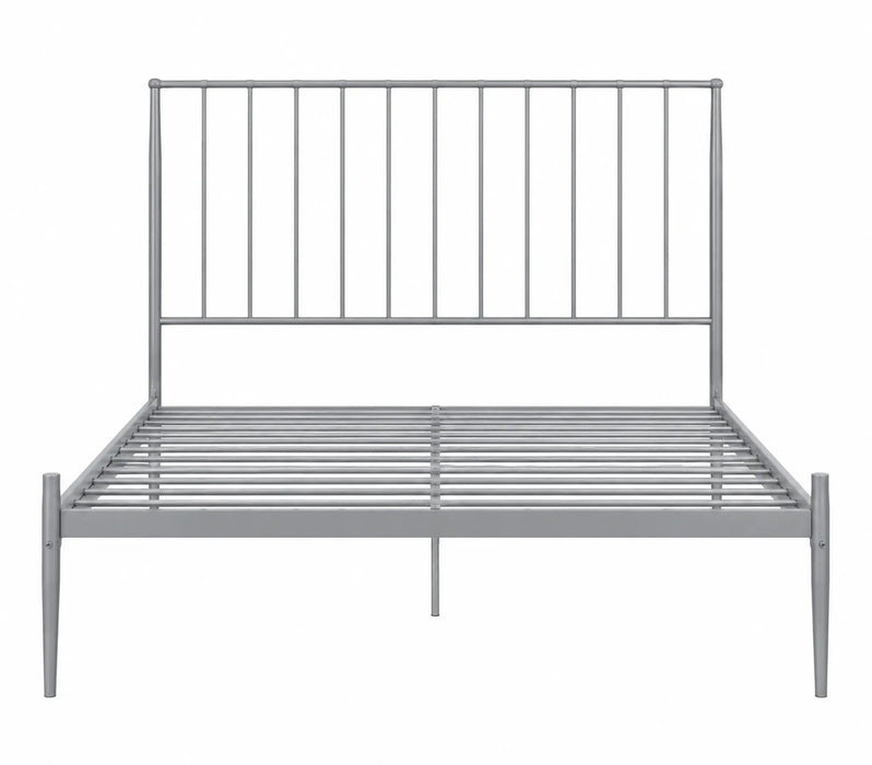Alden Metal Grey King Bed Kiana