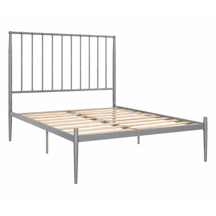 Alden Metal Grey Queen Bed Kiana