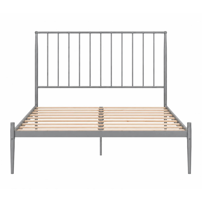 Alden Metal Grey Queen Bed Kiana