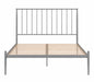 Alden Metal Grey Queen Bed Kiana