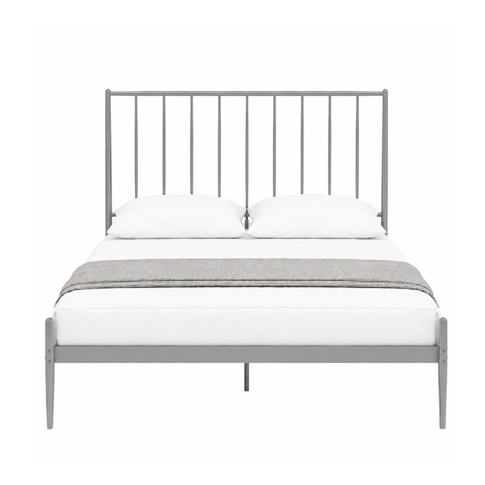 Alden Metal Grey Queen Bed Kiana