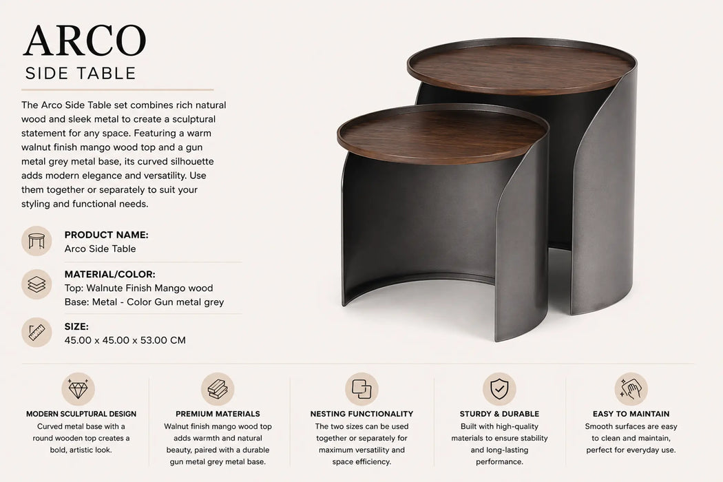 Arco Side table Kiana