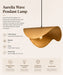 Aurelia Wave Pendant Lamp Kiana