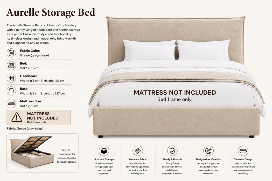 Aurelle Queen Bed Kiana