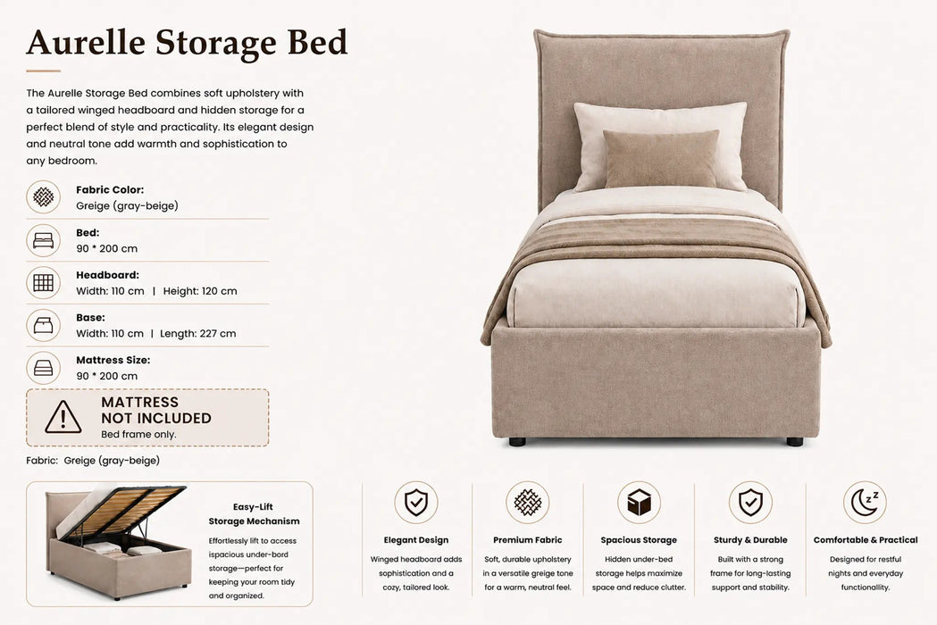 Aurelle Single Bed Kiana