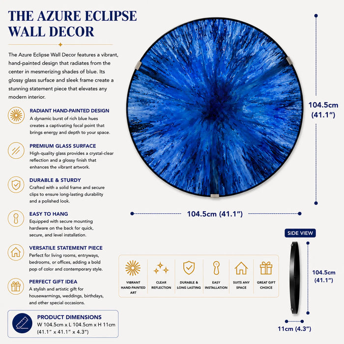 Azure Eclipse wall décor Kiana