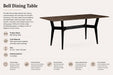 Bell Dining Table Kiana