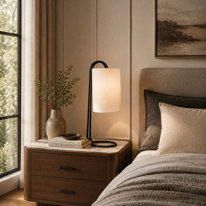 Black Arco Table Lamp