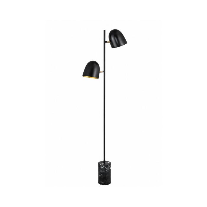 Black Astra Duo Floor Lamp