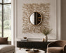 Branchscape Antique Gold Framed mirror Kiana