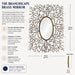 Branchscape Brass Framed mirror Kiana