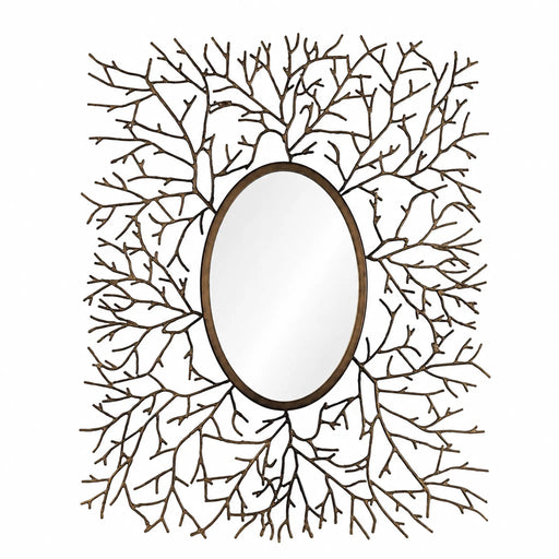 Branchscape Brass Framed mirror Kiana