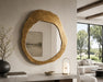 Brass Harp Framed Mirror Kiana