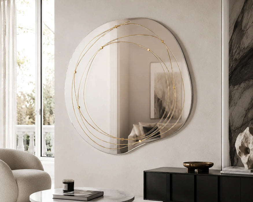 Celestia Gold Framed mirror Kiana