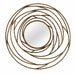 Concentric Brass Framed Mirror Kiana
