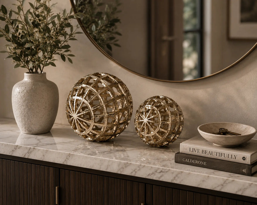 Cutwork Decor Ball - bronze Kiana