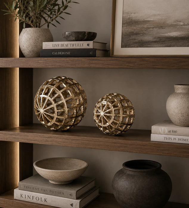 Cutwork Decor Ball - bronze Kiana