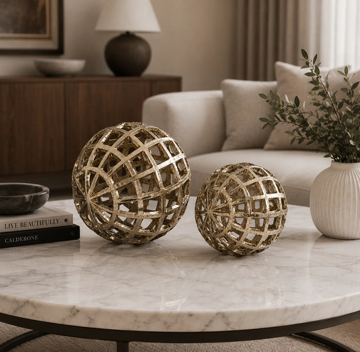Cutwork Decor Ball - bronze Kiana