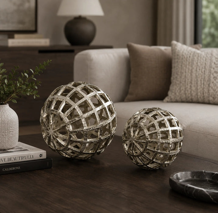 Cutwork Decor Ball - Silver Kiana