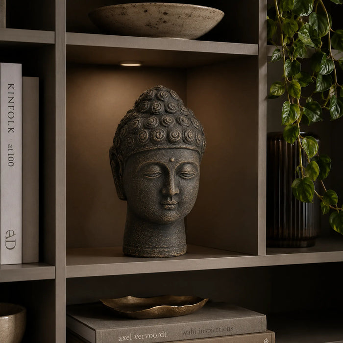 Decorative Buddha Head - Bronze Kiana