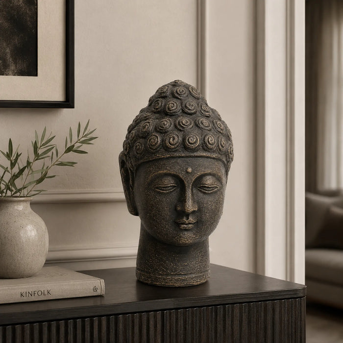Decorative Buddha Head - Bronze Kiana