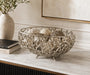 Decorative Coral Bowl Big - Silver Kiana