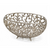Decorative Coral Bowl Big - Silver Kiana