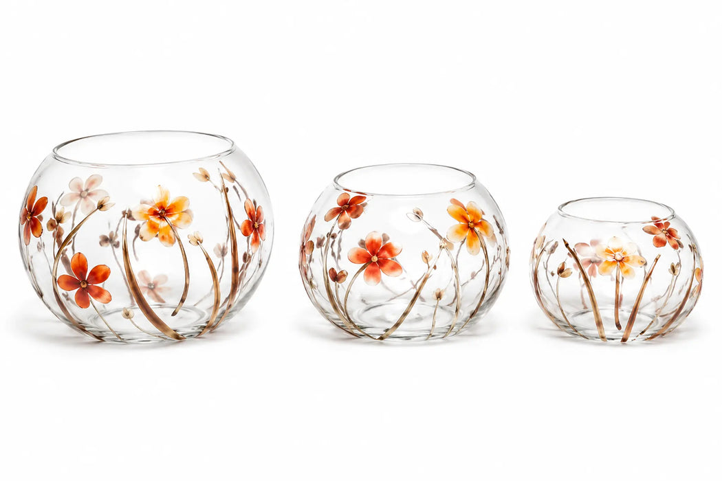 Decorative Glass Tea light holder Kiana