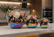 Decorative Glass Tea light holder - Multicolor Kiana